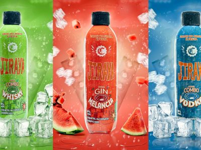 Com o slogan “Virou no Jiraya, é festa!”, nova marca de coquetel alcoólico gaseificado chega ao mercado com três sabores